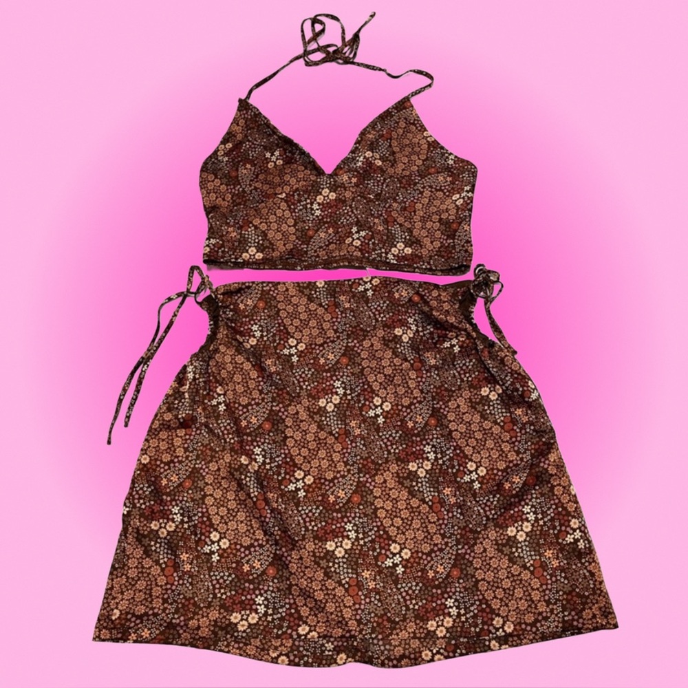 Skirt and top set